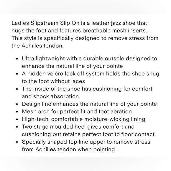 Bloch Slipstream Slip On Jazz Shoes Size 7 - Picture 8 of 9